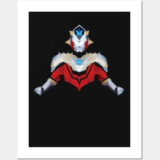 Ultraman Titas (Low Poly Style) Posters and Art